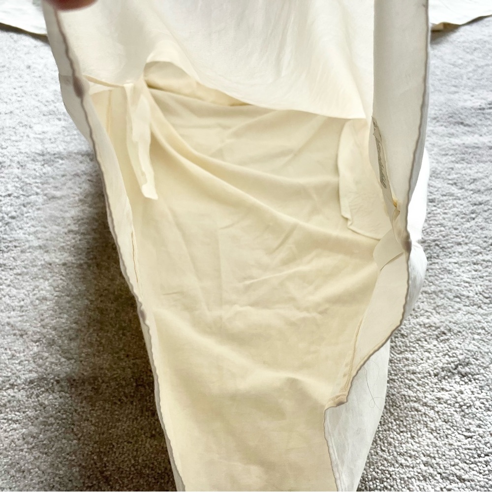 MAISON MARTIN MARGIELA NWT BOATNECK LONG SLEEVE DRAPED BACK DRESS W/ POCKETS - Picture 4 of 15